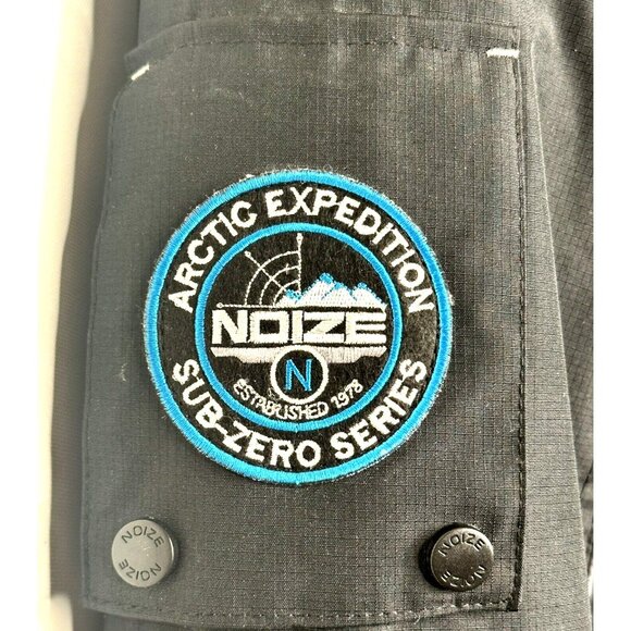 Noize Mens Winter Jacket Sub Zero Series Ski Snowboard Lined Insulated Black XL - Picture 9 of 16
